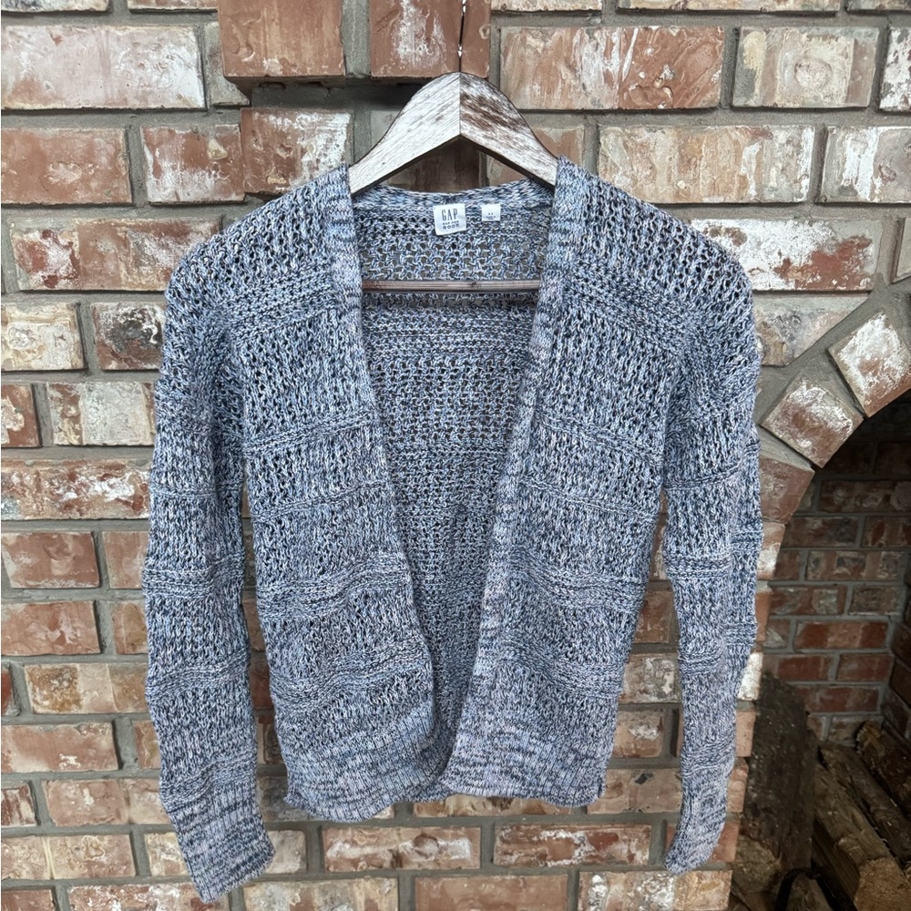 GAP Open Front Cotton Knit Cardigan - Sz Sm
